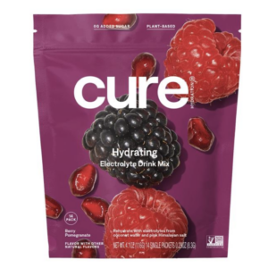 Cure Hydrating Electrolyte Drink Mix - Berry Pomegranate, 14 ct